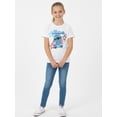 thumbnail image 2 of Lilo and Stitch Girls Happy Stitch Stars Graphic Tee with Short Sleeves, Sizes 4-16, 2 of 7