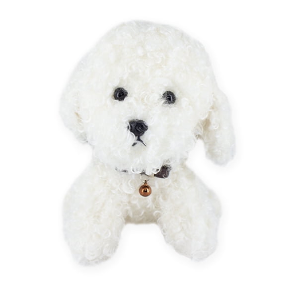 Peluche De Perro / Perrito Con Cascabel En Correa