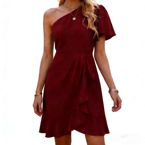 Plus Size Vestido sin Mangas Casual de Moda Ligero de Gasa Suave Longitud Regular para las Mujeres Primavera Verano Todos los Días