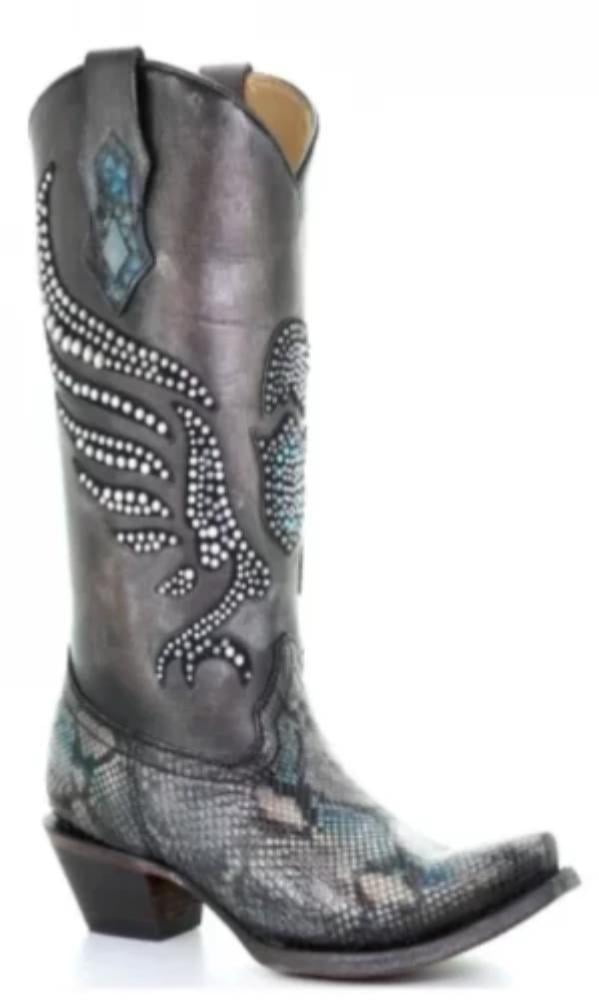 corral women's python boots