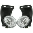 thumbnail image 1 of Set of 2 Clear Lens Fog Light For 1999-2002 1500 2500 3500 LH & RH w/ Bulbs, 1 of 12