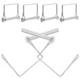 thumbnail image 4 of 6PCS Wire Lock Pin Heavy Duty Safety Coupler Pin Shaft Locking Pin for Farm Trailers Wagons Lawn Garden Vehicles, 4 of 9