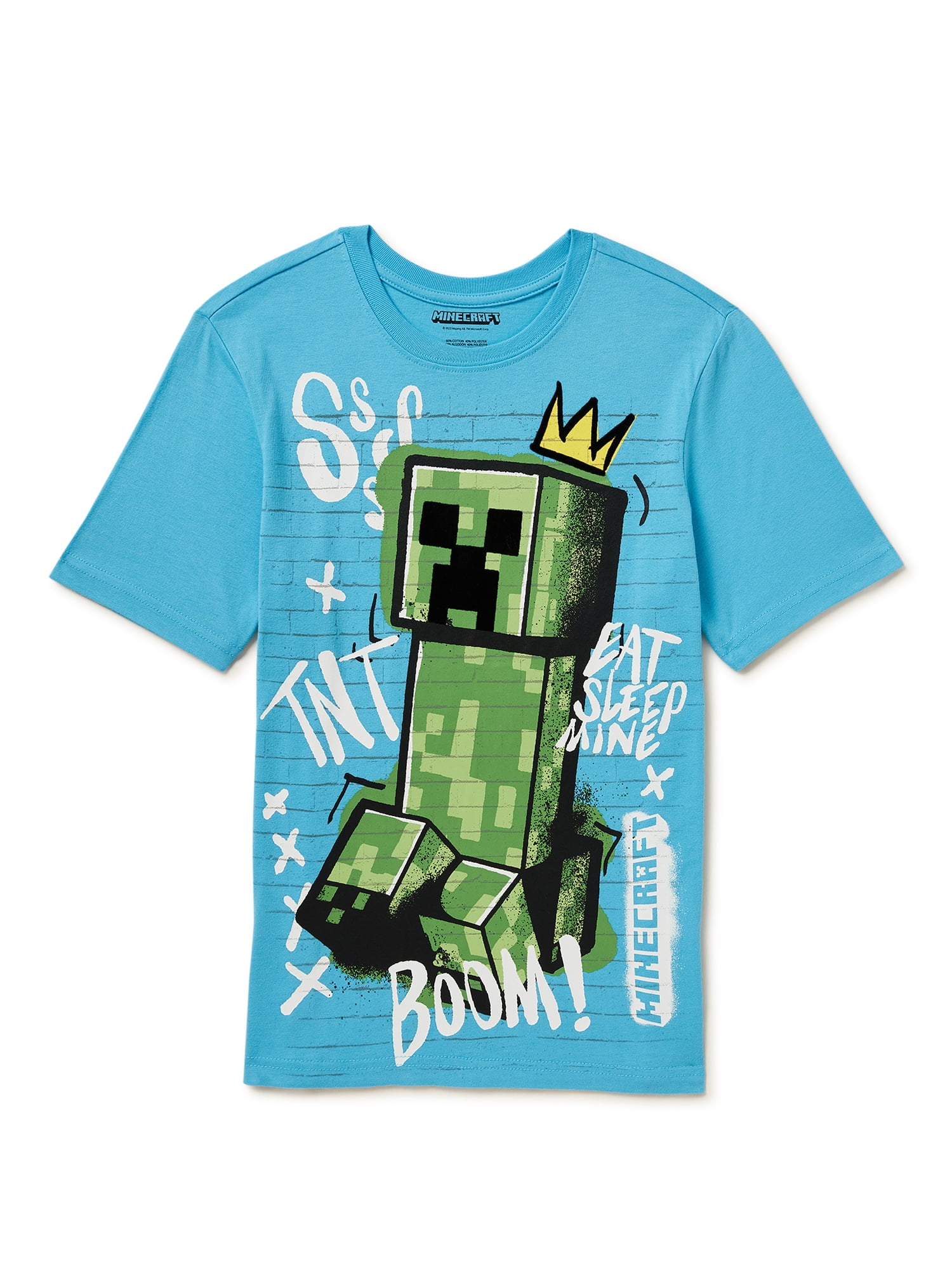 Minecraft Boys Graphic T-Shirt, Sizes 4-18