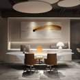 thumbnail image 3 of Modern Luxury Office Desk Combination Reception Black Standing Computer Desks Mid Century European Mesa Escritorio Furniture My Lux Decor Round, 3 of 6