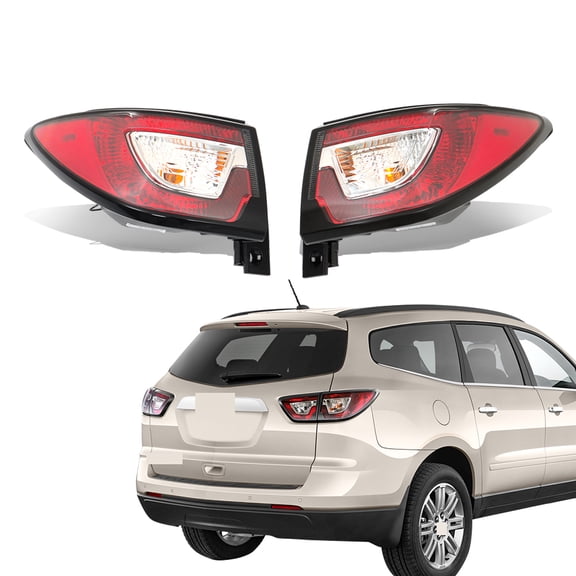SHZAITOR Tail Light Passenger and Driver Side Rear Brake Lamp Replacement for 2013-2017 T-raverse GM2805112 GM2804112