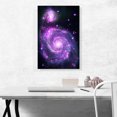 thumbnail image 2 of ARTCANVAS Spiral Whirlpool Galaxy Hubble Telescope NASA Photograph Canvas Art Print - Size: 26" x 18" (0.75" Deep), 2 of 9