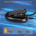 thumbnail image 6 of Quntis Tri-Head Book Light,3 Colors & 5 Brightness Levels Eye-Care Clip on Reading Book, 1000mAh Rechargeable Book Light for Reading in Bed with 10-100Hrs, Partner Friendly, 6 of 10