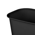 thumbnail image 5 of Sterilite Rectangle Wastebasket 5.5 Gal Open Top Trash Bin, 24 Pack, Black, 5 of 5