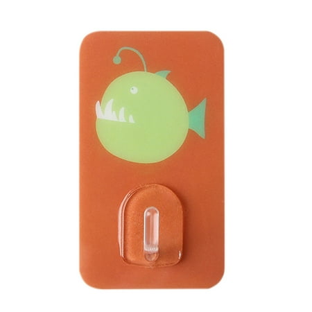 

Clearance Sale Rongxk Household Hooks 1Pc Hook Hooks Cute Cartoon Small Hook Cartoon Hook Free Punch Door Behind The Sticky Hook Bathroom Sticky Hook