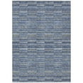 thumbnail image 2 of Addison Rugs Chantille Indoor/Outdoor Transitional Stripes Navy Washable Rectangle Rug, 2'6" x 3'10", 2 of 6