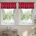 thumbnail image 2 of LALILO Kitchen Curtain Valance Ikat Ethnic Bohemian Fashion Rod Pocket Window Curtain 52"x 18" Set of 2, 2 of 5