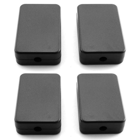 Electrical Junction Box 4PCS Waterproof Plastic Black 2.16x1.38x0.59 Inches