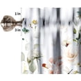 thumbnail image 5 of Eucalyptus Leaf Floral Window Valance Curtain, Rustic Flower Plant Wildflower Spring Watercolor Botanical Window Treatment Valances for Kitchen Living Room Café Décor 54''x18'', 1 Panel, 5 of 5