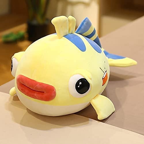 28-65cm Seafood Tropical Fish Cute Plush Hug Clown Fish Toy, A