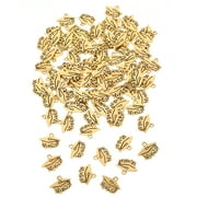 LONGYTONG 100 Pcs Bracelet Charm Pendant 2024 Graduation Pendants Jewelry Charms 2024 Pendant Charm Graduation Hat Alloy