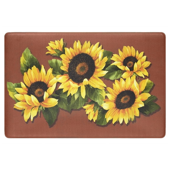 Kitchen Comfort Anti Fatigue Mat 18in. x 30in. - Black Eyed Susan