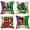 Crawfish, variant on Mardi Gras Decorative Throw Pillow Covers 18 x 18 Set of 4, Crawfish Alligator Mask Fleur De Lis New Orleans Carnival Outdoor Pillowcase, Beads Please Masquerade Cushion Case Home Decor