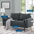 thumbnail image 6 of Revive Upholstered Fabric Loveseat (3091-GRY), 6 of 10