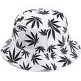 thumbnail image 2 of CoCopeaunts Maple Leaf Bucket Hat for Women Wide Brim Sun Protection Couple Summer Cotton Foldable Men Fisherman Hats All-Match, 2 of 8