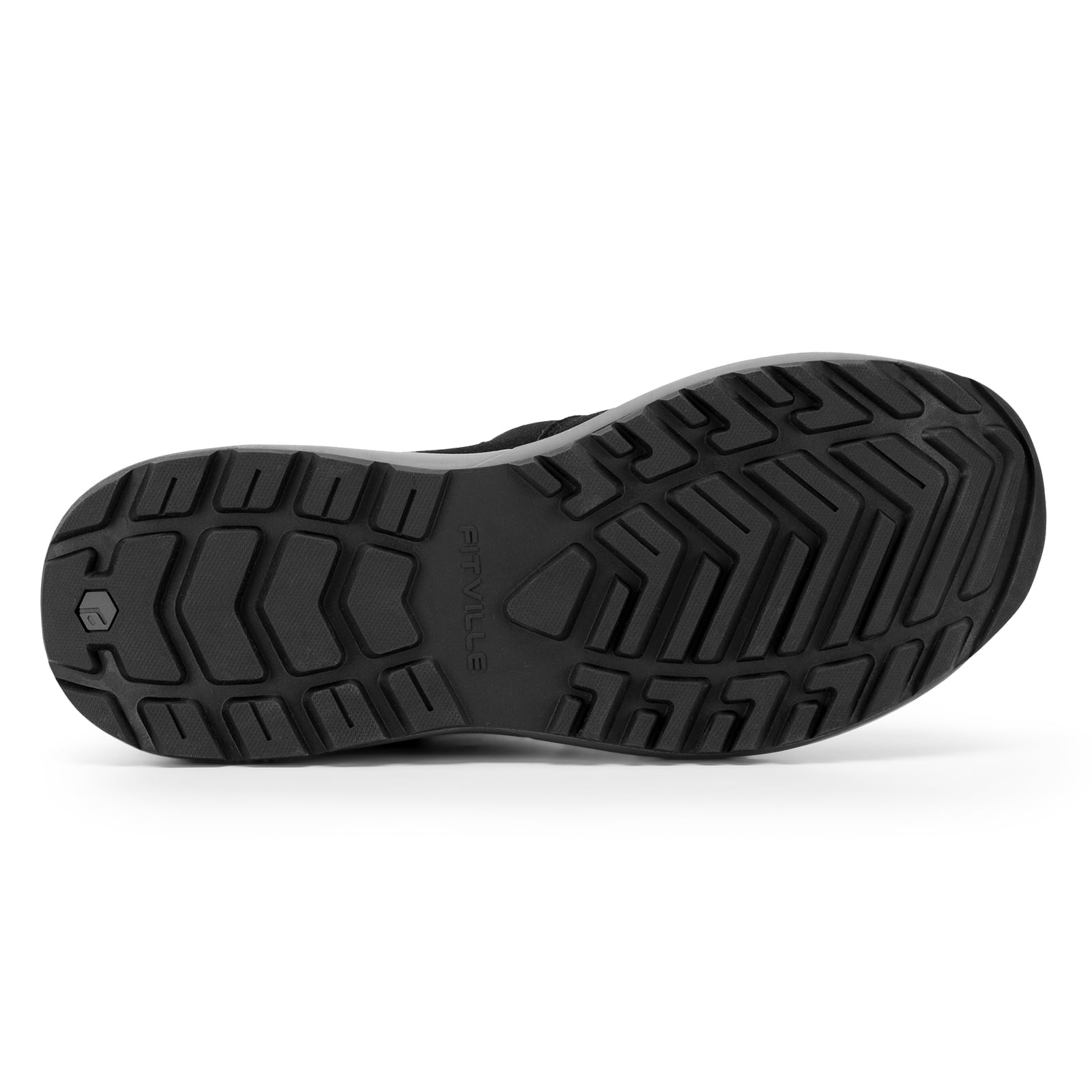 FitVille Mens Wide Hiking Shoes Slip on Outdoor Walking Shoes Mountain Sneaker Loafers