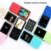 MP3 Player, Music Player with 16GB Micro SD Card, Build-in FM Radio/Video Play/Voice Recorder/E-Book Reader, Supports up to 128GB, Sky blue