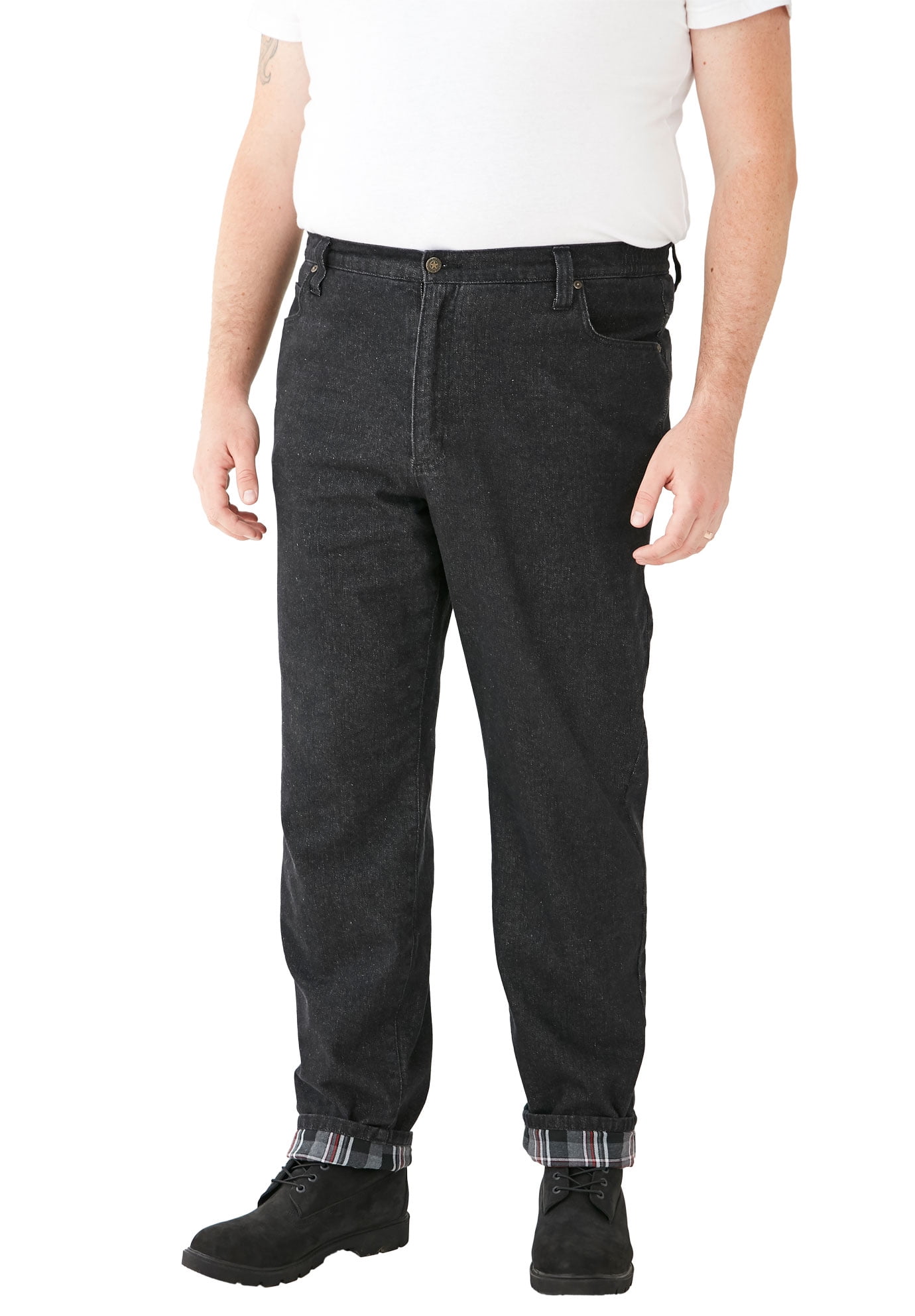 big and tall lined jeans