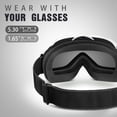thumbnail image 5 of OutdoorMaster Ski Goggles OTG - over Glasses Ski/Snowboard Goggles for Men, Women & Youth - 100% UV Protection, 5 of 8
