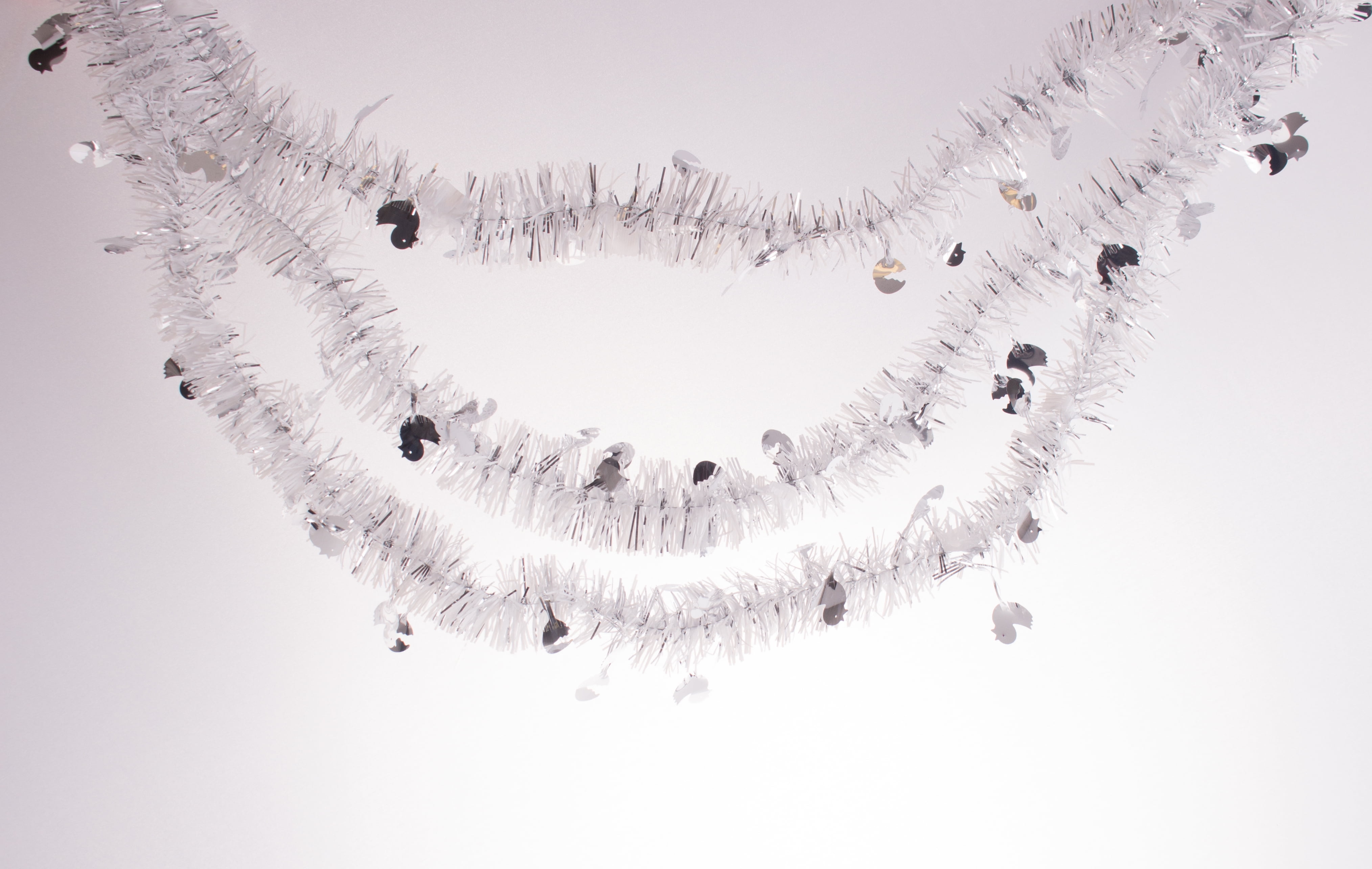 Easter Seasonal Fluffy Iridescent Decorative 9/' Tinsel Garland