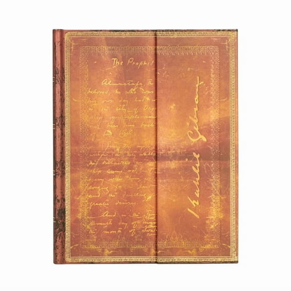 Paperblanks | Kahlil Gibran, The Prophet | Hardcover | Ultra | Lined | Wrap Closure | 144 Pg | 120 GSM (Diary)