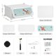 thumbnail image 3 of SONGMICS Estanter&iacute;a Modular Infantil de 6 Cubos, Zapatero Infantil, 43 x 31 x 105 cm, Armario Modular, para Ropa, Juguetes, Blanco MLPC904W01, 3 of 9