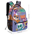 thumbnail image 5 of Super Kitties Backpack Bookbag Casual Daypack Travel Backpacks for Work Hiking Camping, 5 of 7