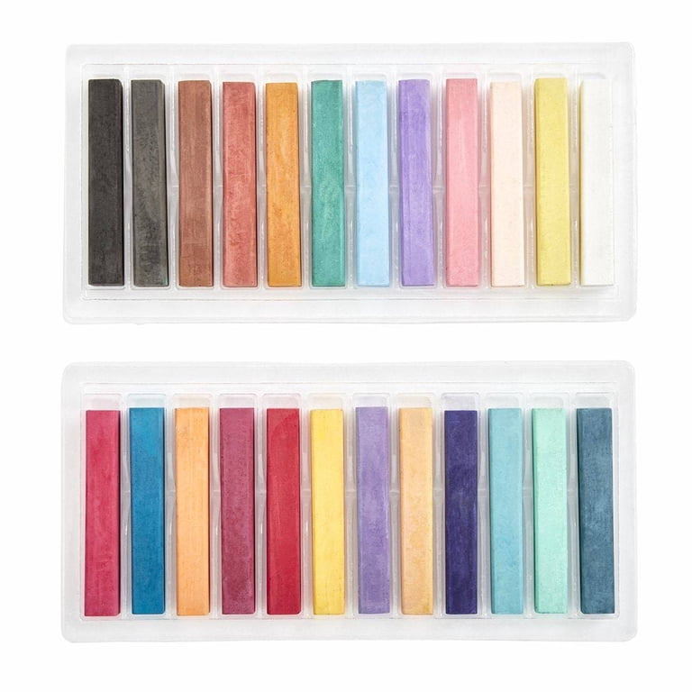 Kingart Studio Colored Square Chalk Pastels, 48 Colors photo 8