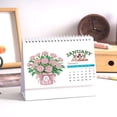 thumbnail image 3 of FLOPESN 2026 DIY Diamond Art Painting Desk Calendar,Thick Paper Monthly Flip Tabletop Calendars for Office Home Decor Planning-Bouquet, 3 of 9