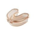 thumbnail image 4 of TISHITA Denture Bath Box Cup Clear Slim Aligner Case Practical Retainer Cleaner Case Orange, 4 of 8
