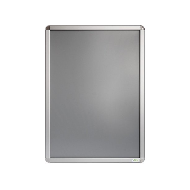 Seco Snapframe Polyvinyl Chloride Poster Board 24"" x 36"" Silver