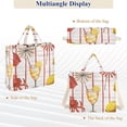 thumbnail image 6 of FORMRS Womens Corduroy Tote Bag Crossbody Shoulder Handbag with Pocket, Beach Crab, 6 of 7