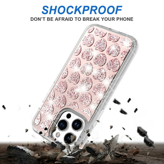 For Motorola Moto G 5G (2023) Bling Hybrid Case Cover - E