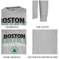 thumbnail image 4 of Ultra Game NBA Minnesota Timberwolves Mens Supreme Long Sleeve Pullover Tee Shirt, Heather Gray, X-Large, 4 of 4