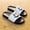 2602-XO-White and Black, variant on Men’s Wide Toe Slide Sandals Comfortable Cartoon Print Lightweight Non Slip Athletic Slippers for Beach Bathroom Pool Indoor Outdoor Casual Home Wear