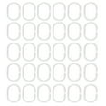 thumbnail image 2 of 24Pcs Plastic Shower Curtain Hooks Rings For Shower Window Rod Bathroom Supplies, 2 of 8