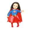 Arianna Empowering Girl Super Girl Costume Fits 18 inch Dolls