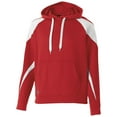 thumbnail image 2 of Holloway Sportswear 3XL Prospect Hoodie Scarlet/White 229546, 2 of 4