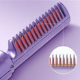 thumbnail image 4 of Youkk Easy To 2 In 1 Anti-Scald Hair Straightener Fast Heating And Gentle On Hair All Hair Types pink, 4 of 6