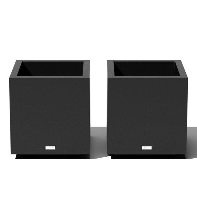 Maceta Veradek Block Series Cubo de plástico grande de 43 cm