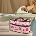 thumbnail image 2 of HELLHERO Steam Iron Storage Case Easy to Clean Heart-Shaped Mushroom Pattern Reusable for Clothing Ironing Machines, Case Only, 2 of 6