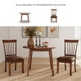 thumbnail image 2 of Bowery Hill Upholstered Dining Side Chair in Rustic Brown (Set of 2), 2 of 8