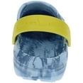 thumbnail image 3 of RUGGED SHARK Molded Clog for Boys, Lightweight EVA Clog with Swivel Ankle Strap, Blue/Swirl, Youth 6/Women's 8, 3 of 6