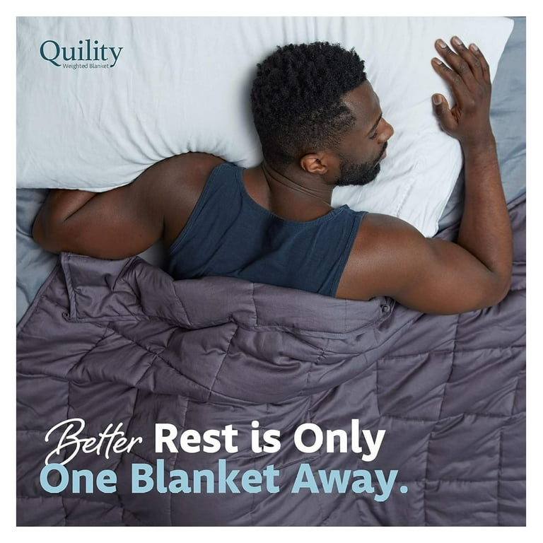 Weighted Blanket for Adults 20 LB Queen Size Heavy Blanket for Cooling Heating 100 Cotton Big Blanket w Glass Beads Machine Washable Blankets