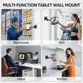 thumbnail image 3 of Soporte de pared para tablet Urmust con rotación de 360°, para dispositivos de 4,7-13", 3 of 8