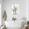 thumbnail image 4 of ZHONGYUTONG Bottles and Plants Wall Art Botanical Bathroom Pictures Eucalyptus Canvas Prints Country Kitchen Bedroom Home Decor Framed (12.00" x 18.00"), 4 of 5
